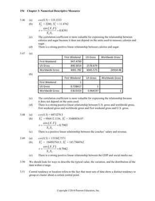 Solutions Manual for Statistics For Managers Using Microsoft Excel 7th ...