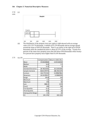 Solutions Manual for Statistics For Managers Using Microsoft Excel 7th ...