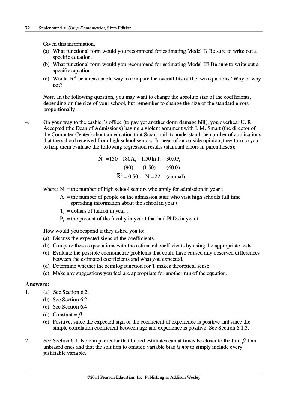 A Guide To Modern Econometrics Solutions Manual