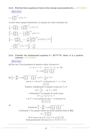 AAEEIIOOOOOOUUFGMPRRRLLLNSTTVD solutionscallen@gmail.com
πiXeL WallRiDeR Karlengs
2.3.3 Find the three equations of state ...