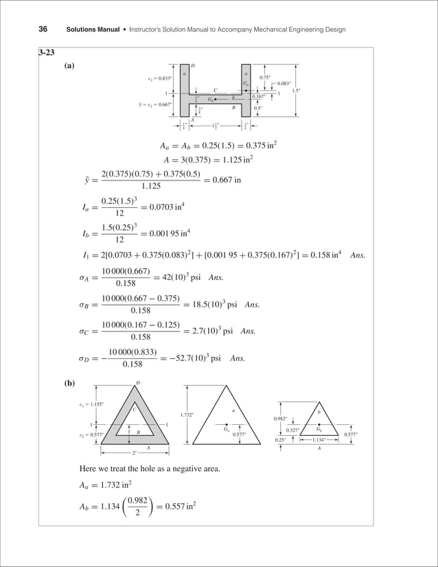 Solutions completo elementos de maquinas de shigley 8th edition | PDF