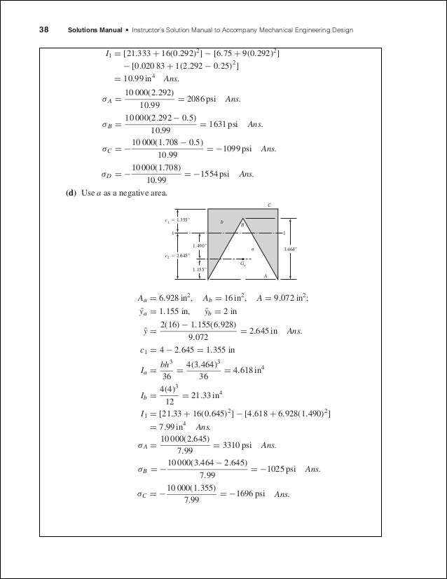 solutions completo elementos de maquinas de shigley 8th edition