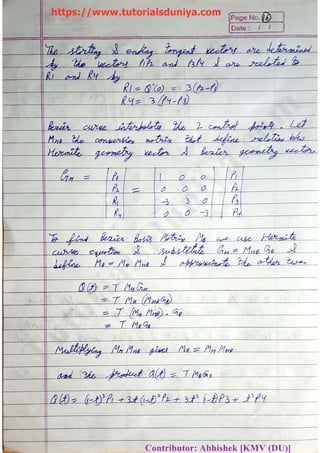 [Solutions] computer graphics question paper 2018 tutorialsduniya.com