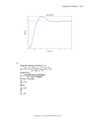 Solutions to Problems 13-43

21.

13.12

Copyright © 2011 by John Wiley & Sons, Inc.

 