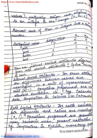 [Solutions] data mining question paper 2018 tutorialsduniya.com