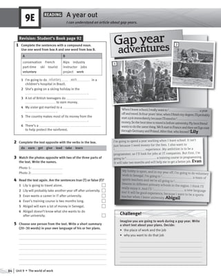 Elementary Workbook Examples Solutions elementary workbook (1) | PDF