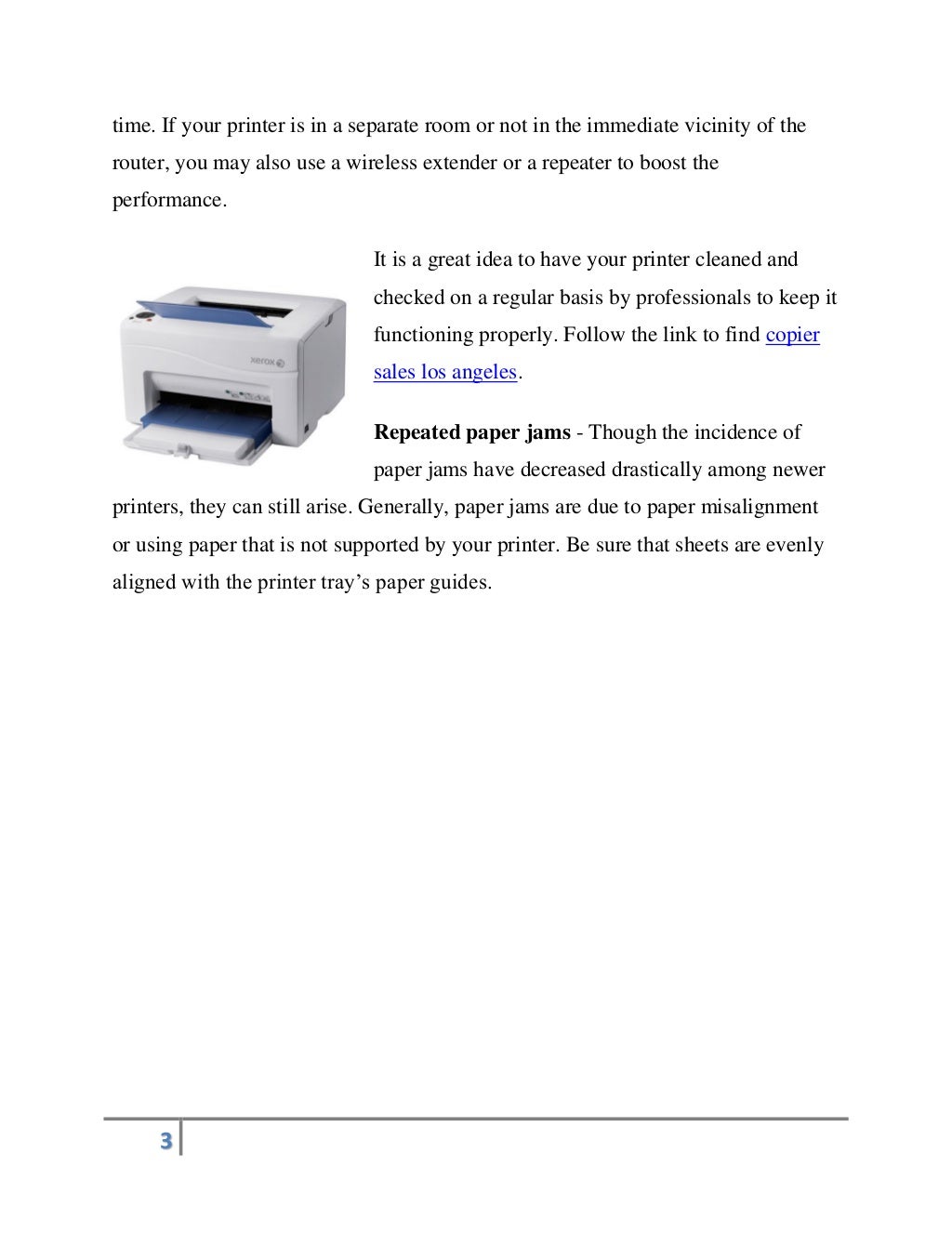 Solutions For Common Printer Issues Solutions for common printer issues