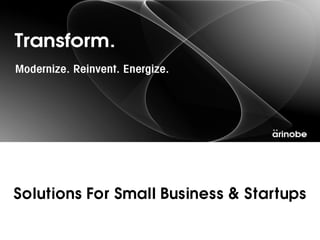 Solutions For Small Business & Startups
 