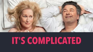 IT'S COMPLICATED
 