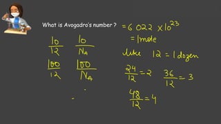 What is Avogadro’s number ?
 