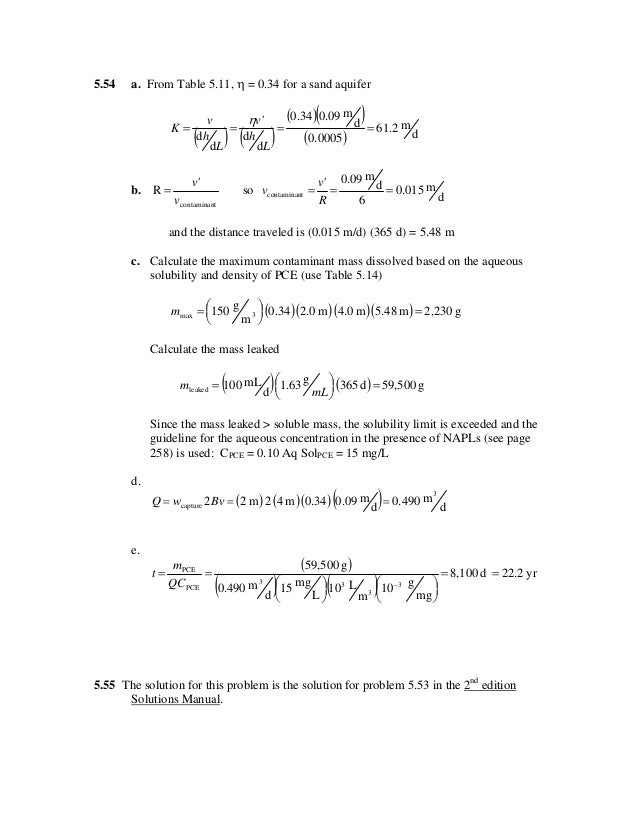 Solution manual environmental engineering Solution manual environmental engineering