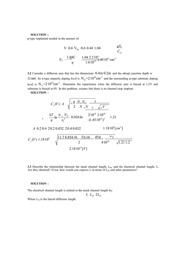 Solutions manual for cmos digital integrated circuits analysis and design 4th edition by kang PDF