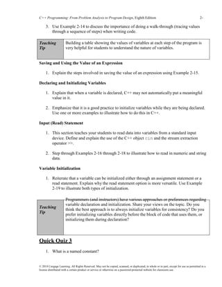 Solutions manual for c++ programming from problem analysis to program ...