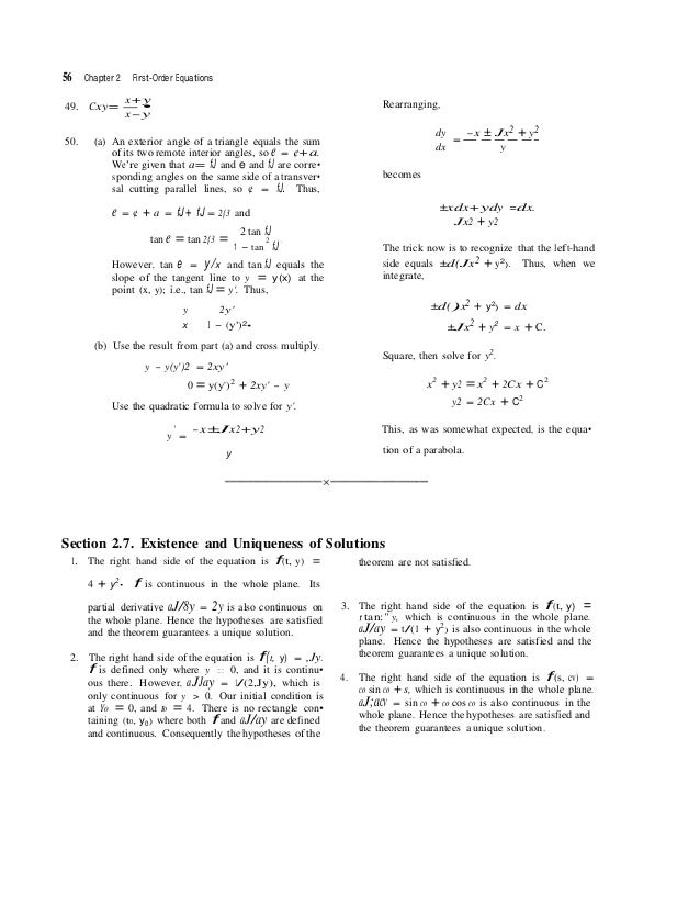 Solutions Manual For Differential Equations 2nd Edition By Polking Ib