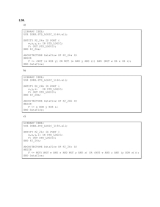 Solutions manual for digital logic and microprocessor design with ...