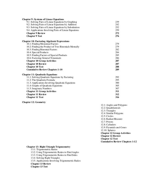 Solutions Manual For Elementary Technical Mathematics 11th