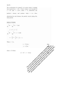 Solutions manual for engineering mechanics dynamics 13th edition by ...