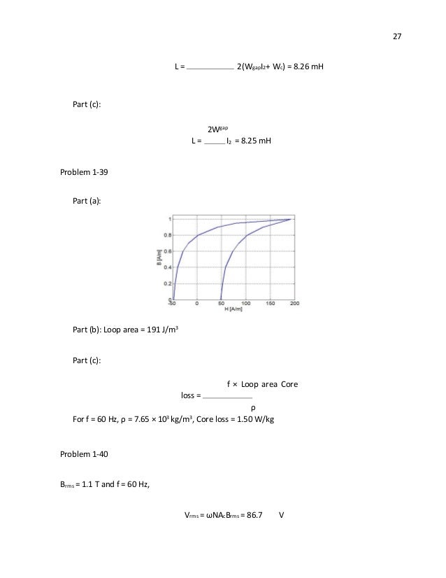Electric Machinery Fitzgerald Solution Manual
