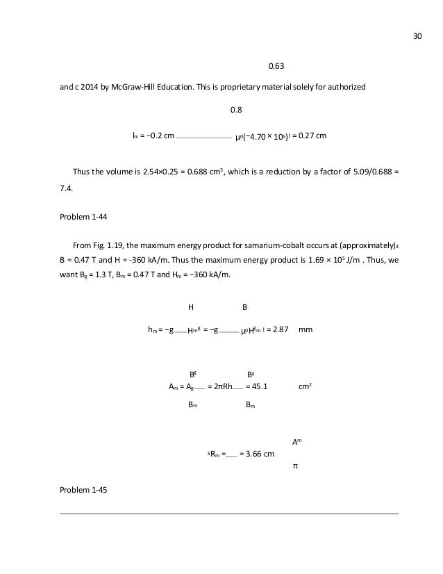 Electric Machinery Fitzgerald Solution Manual