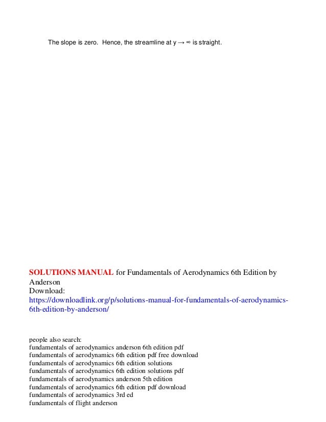 fundamentals of aerodynamics 6th edition pdf free download