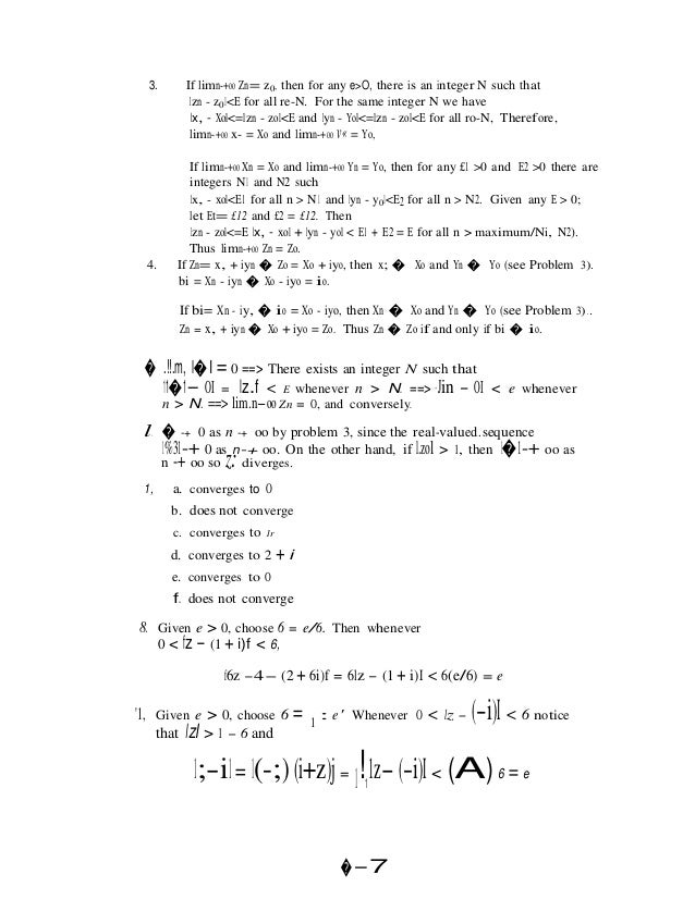Solutions Manual For Fundamentals Of Complex Analysis With Applicatio