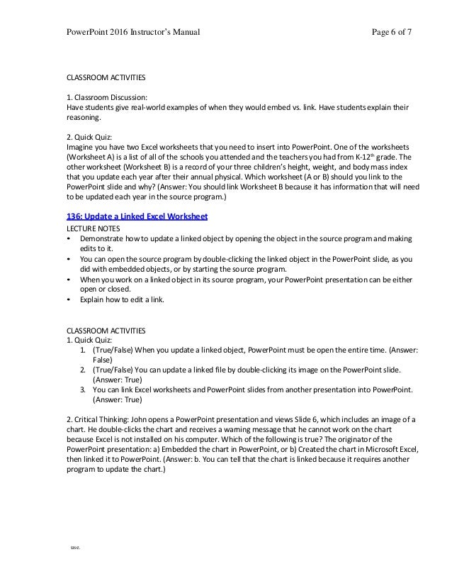 Solutions manual for illustrated course guide microsoft office 365 an…