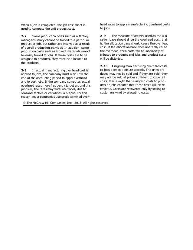 Solutions Manual For Managerial Accounting 16th Edition Garrison I Solutions Manual For Managerial Accounting 16th Edition Garrison I