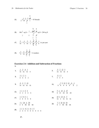 Solutions Manual for Mathematics for the Trades A Guided Approach 10th ...