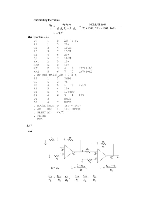 Solutions manual for microelectronic circuits analysis and design 3rd edition by rashid ibsn