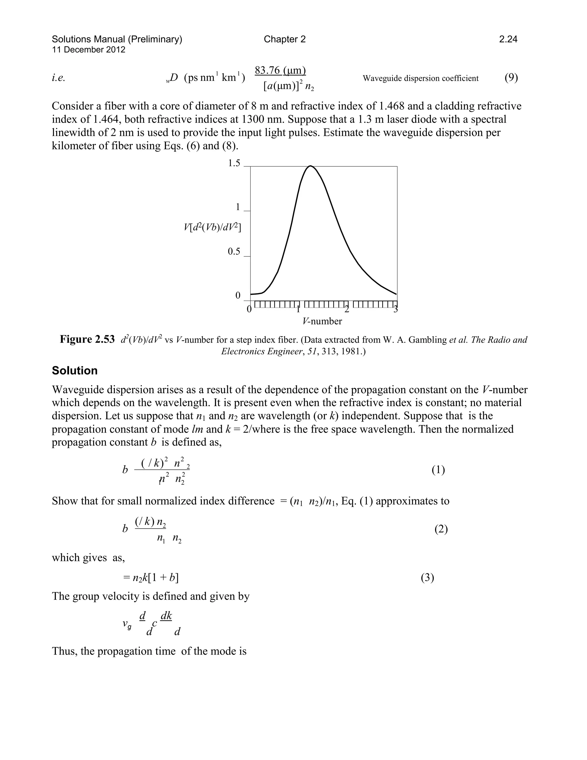 Solutions manual for optoelectronics and photonics principles and ...
