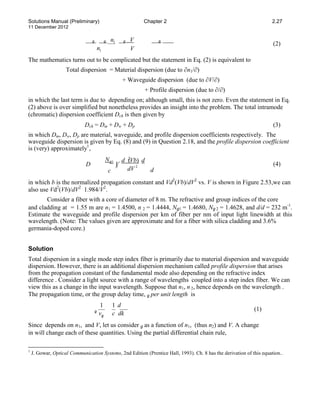 Solutions manual for optoelectronics and photonics principles and ...