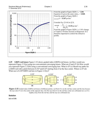 Solutions manual for optoelectronics and photonics principles and ...