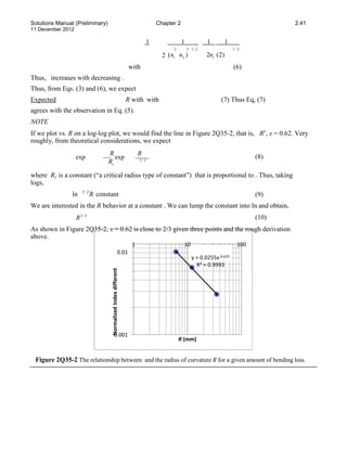 Solutions manual for optoelectronics and photonics principles and ...