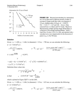 Solutions manual for optoelectronics and photonics principles and ...