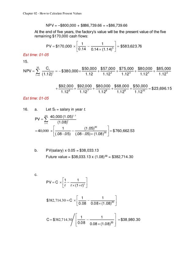 Principles Of Corporate Finance 12th Edition Chapter 3 Solutions 20+ Pages Explanation [2.2mb] - Updated 2021 