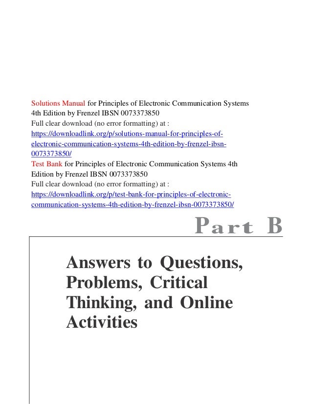 Solutions Manual For Digital Signal Processing Using Matlab A