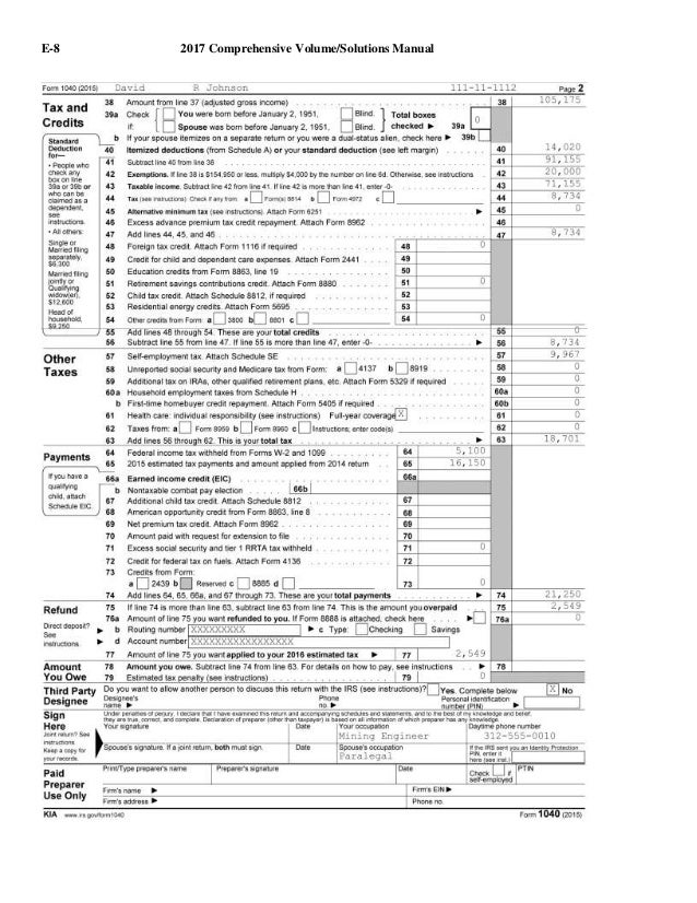 South Western Federal Taxation Comprehensive Volume 2017 Pdf 20+ Pages Solution Doc [500kb] - Updated 2021 