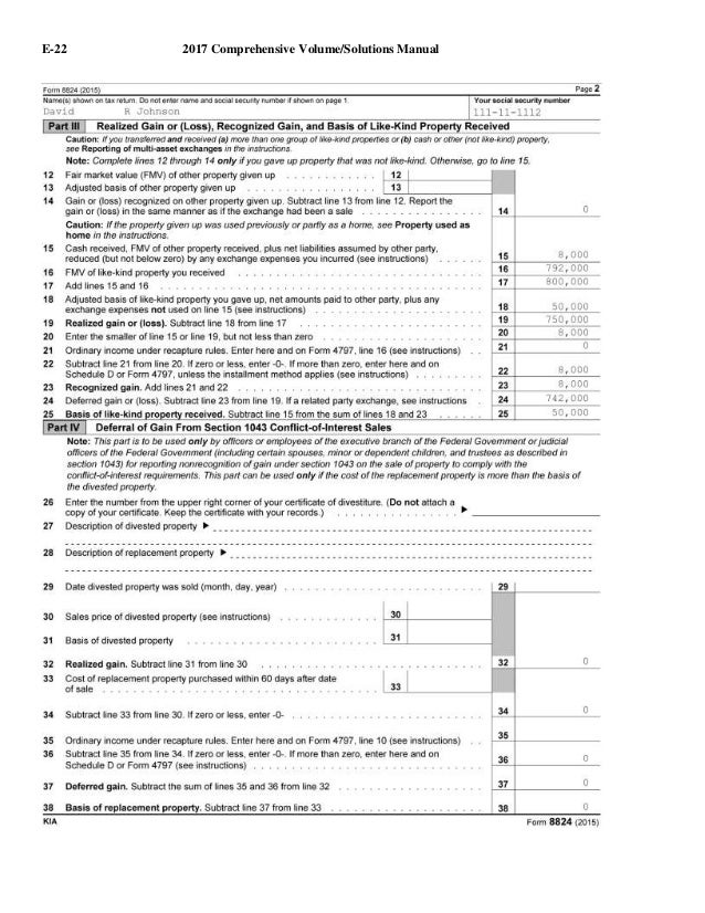 Solutions Manual For South Western Federal Taxation 2017 Prehensiv