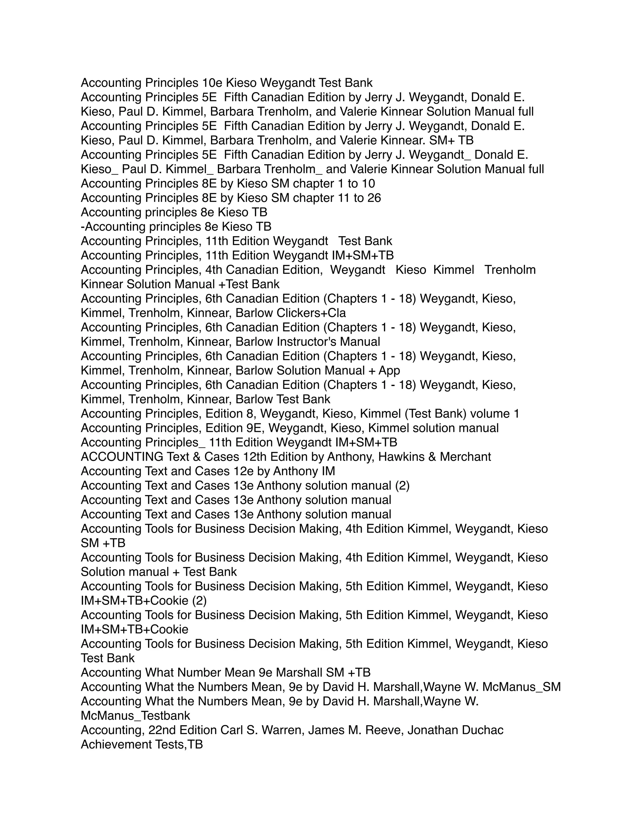 Solutions Manual and Test Bank 2019 | PDF