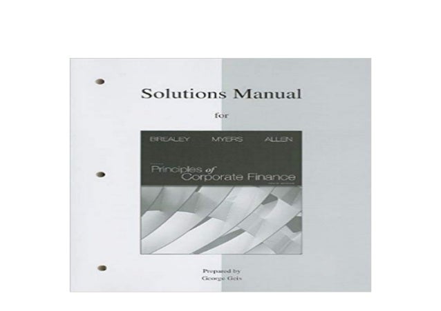 Corporate Finance Solutions 10th Edition