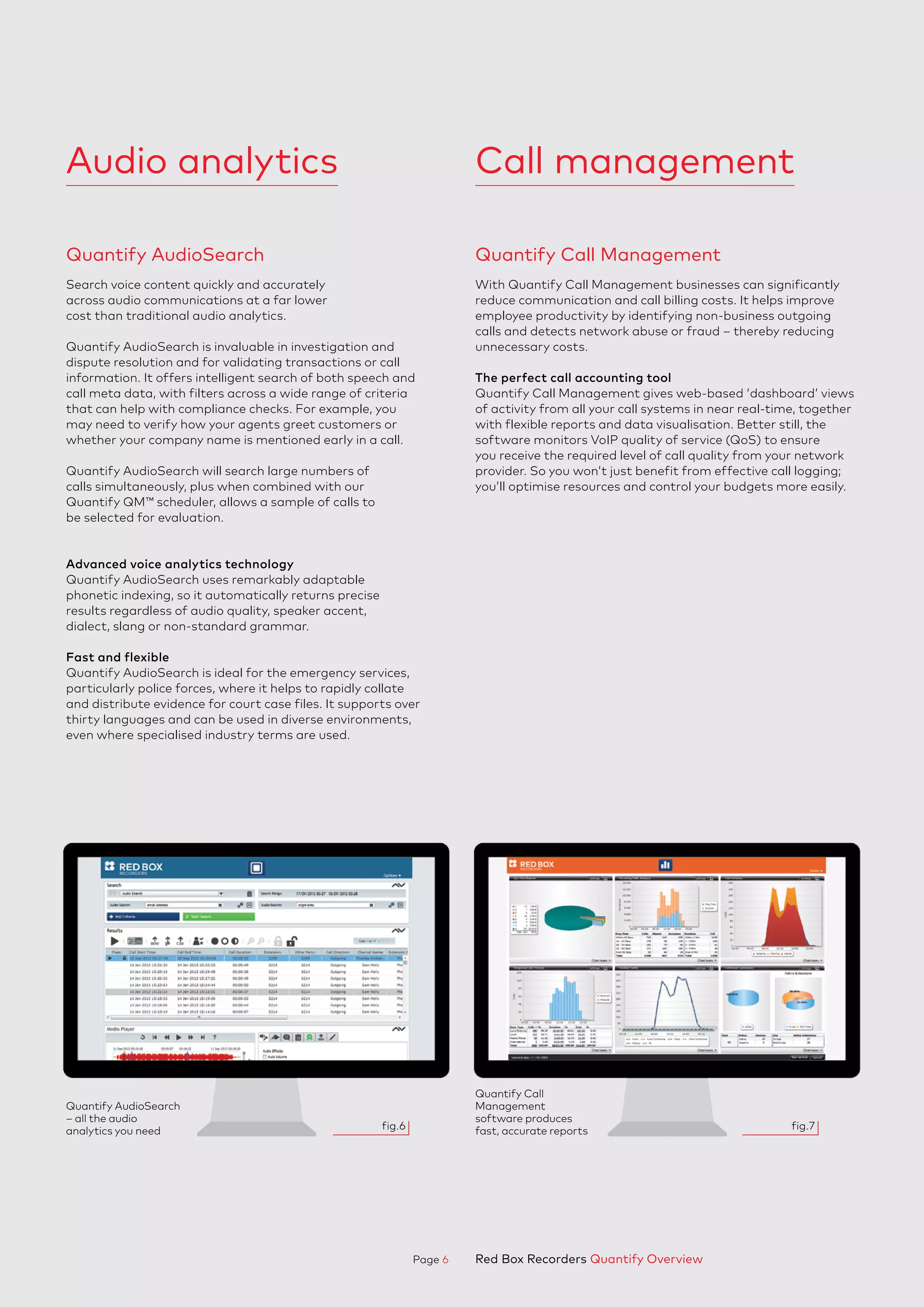 Red Box Recorders Solutions Overview | Voyager Networks | PDF