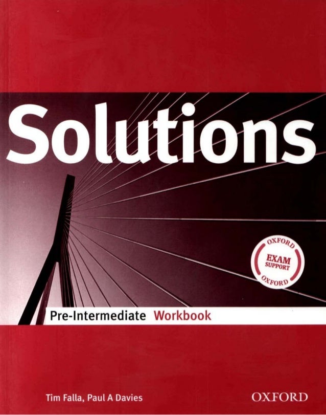Гдз По Английскому Solutions Pre-Intermediate Students Book
