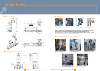 Ensacheuses
I
I
I
Ensacheuses
www.palamaticprocess.fr/machines-industrielles/solutions-sacs/ensacheuse-automatique
Vidéos & plans téléchargeables en ligne 53
I
Plateau peseur
lait
Convoyeur d'évacuation sur
mesure
Couseuse de sacs
ou manuelle
Soudeuse de sacs afin
52 Plans téléchargeables sur www.palamaticprocess.fr
 