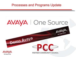 Processes and Programs Update

 