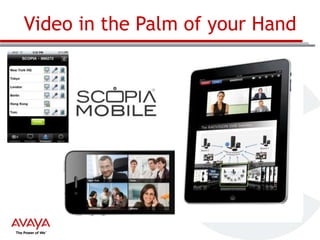 Video in the Palm of your Hand

 