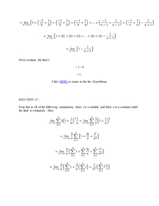 Solutions to the algebra of summation notation | PDF