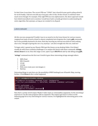 My solution to malware.lu HackGyver's challenges. | PDF