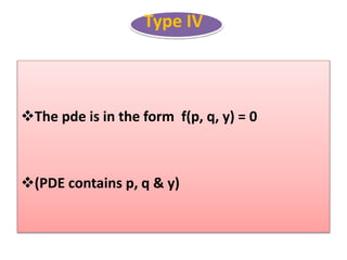 Pde Types Solution to pde | PPT