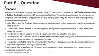 Construction Contract Law and Administration Week 11 tutorial | PPTX