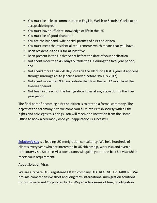 Applying for British Citizenship, British Naturalisation, UK ...